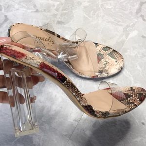 Nude Fashion Design Heel
